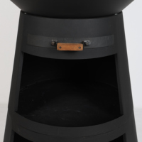Brasero Plancha d'extérieur à bois durable avec gril BBQ pour jardin et cour – Meilleures ventes