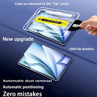 Protection d'écran HD en verre trempé avec plateau d'installation, installation facile sans bulles pour iPad Pro 13, Air 11, 10e génération, 10.9, 11, 9.7 pouces