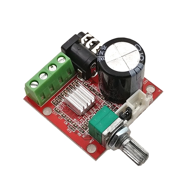12V Mini High Quality PAM8610 Stereo Audio Amplifier Board 2X10W Dual Channel Class D