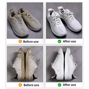 Limpador de tênis com design personalizado de fábrica, kit de limpeza de calçados, limpador de calçados, limpador de couro, removedor de manchas