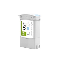 Cartouche d'encre complète InkLab 400ml 7 couleurs compatible HP821 avec encre latex et puce pour imprimantes HP 110/115 C M Y K LM LC OP