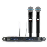 Microphone dynamique Qlxd4 Qlx24d Beta58 pour église, studio, scène, performance vocale, cardioïde