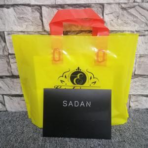 Wholesale Custom Logo Personalized T shirt biodegradable tote Plastic Shopping Bags