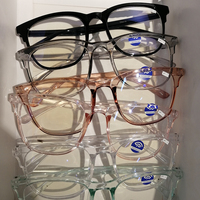 Moins cher prix TR90 nouveauté Logo personnalisé mode ordinateur rétro rond Anti lumière bleue bloquant lunettes lunettes