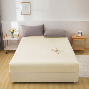 Cómoda Cubrecama Individual de Fibra Química Mate, 400 Hilos, Impermeable, No Tóxica, Lavable, Engrosada, de Alto Peso y Color Sólido - Product Image 3