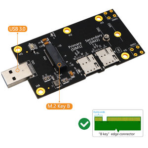 Modulo 5G 4G LTE NGFF <span class=keywords><strong>M</strong></span>.<span class=keywords><strong>2</strong></span> b-key key-b a USB 3.0 scheda Riser adattatore di segnale (doppio Slot Nano SIM) - Product Image 5