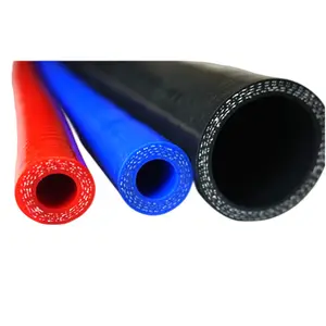 Tubo de radiador, tubo de mangueira de silicone preto, vermelho, resistente ao calor, 1 metro