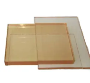 Acrílico de plomo transparente 2Mm 3Mm 8Mm 10Mm 12Mm Vidrio de plomo transparente para protección contra radiación de rayos X