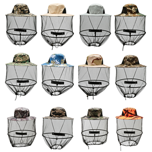 <span class=keywords><strong>Chapeau</strong></span> de protection solaire et anti-moustiques pour activités de plein air estivales, pêche, chasse, apiculture, usage quotidien - Product Image 1