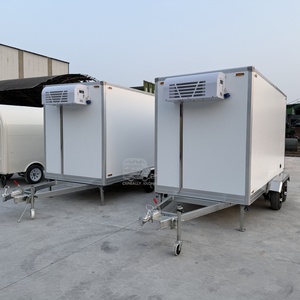 Fast Food Trucks Street Pizza <b>Bbq</b> Food Trailers Food Truck Kitchen Fully Equipped Outdoor Cooler Trailers - Product Image 6