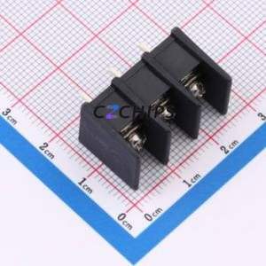 ZX-DG10-7.62-3P Barrier Terminal Block Through hole Component (THT),P=7.62mm Connector - Product Image 1