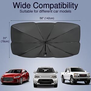 <span class=keywords><strong>Parasol</strong></span> personnalisé avec logo d'usine, couvre-vitre avant de voiture, pare-brise rétractable pliable, pare-soleil, protection solaire <span class=keywords><strong>pour</strong></span> voiture - Product Image 3