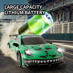 Coche de Carreras de Derrape RC con Tracción en las Cuatro Ruedas, Señal Estable de 2.4G Anti-Interferencias |   Juguete de Control Remoto de Alta Velocidad con Derrape y Luces Atractivas - Product Image 1