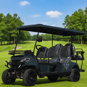 Carrito de Golf Eléctrico a Precios de Fábrica, Nuevo Carro de Golf de 4+2 Asientos, Buggy Eléctrico Elevado para 6 Personas, Equipo Municipal - Product Image 3