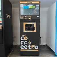 Bevande appena macinate Touch Screen distributore automatico di caffè Cappuccino Latte macchina per tè moka bevande calde