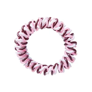 Stretchy hair band silicone hair ties elastic phone cord hair rings