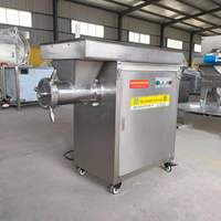 Machine à hacher la viande fraîche industrielle, hachoir automatique pour bœuf et porc, machine de production de saucisses et de boulettes de viande en SUS304