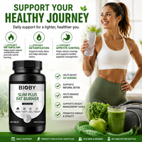 Comprimés Bioby OEM pour le soutien du métabolisme avec Garcinia Cambogia, thé vert et L-Carnitine pour la détoxification et le contrôle de l'appétit