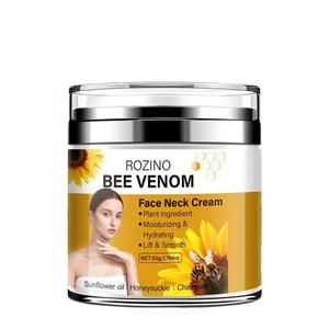 Crème pour le visage et le cou au venin d'abeille, hydratante, anti-rides, raffermissante, soin de la peau avec extrait de plantes pour une utilisation de jour - Product Image 3
