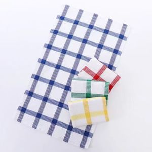 En <span class=keywords><strong>stock</strong></span> – Chiffon de cuisine en coton éponge gaufré à motif quadrillé, séchage rapide, écologique, 55 g/pièce, 38*64 cm - Product Image 1