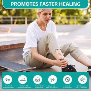 Parches de Hidrocoloide Autoadhesivos, Impermeables, Ultra Absorbentes y Flexibles, de Grado Médico, en Rollo, para Granos y Acné, Personalizables en Tamaño y Forma - Product Image 5