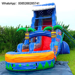 Toboggan aquatique gonflable à double piste pour adultes et enfants, usage commercial et domestique, taille et couleur personnalisables - Product Image 5