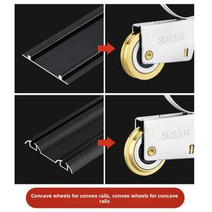 <span class=keywords><strong>Rueda</strong></span> de Nylon Personalizada para <span class=keywords><strong>Puerta</strong></span> <span class=keywords><strong>Corredera</strong></span> de <span class=keywords><strong>Armario</strong></span>, Fácil de Instalar, Silenciosa, para Cocina - Product Image 5