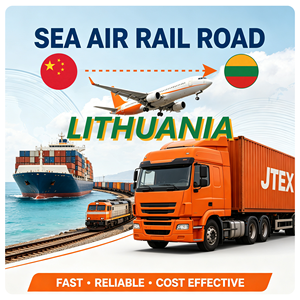 บริการขนส่งทางรถไฟและรถบรรทุกมืออาชีพจากจีนไปลิทัวเนีย บริการขนส่งแบบหลายโหมด DDP DDU ส่งถึงหน้าประตู ตัวแทนรับจัดการขนส่งระหว่างประเทศ - Product Image 1