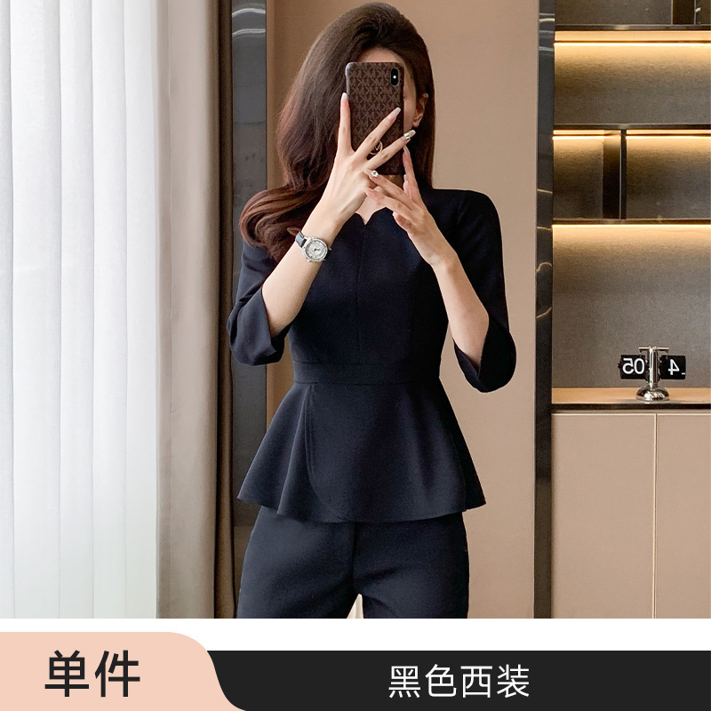 black suit