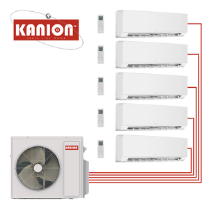 42000BTU R32 A +++ Penta Nhiều Khu Chia Điều Hòa Không Khí Điều Hòa Không Khí Năm Đầu Kết Nối - Product Image 1