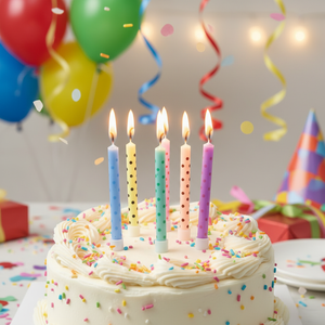 Velas <span class=keywords><strong>de</strong></span> <span class=keywords><strong>Cumpleaños</strong></span> <span class=keywords><strong>de</strong></span> Lujo Coloridas <span class=keywords><strong>de</strong></span> Alta Calidad con Diseño <span class=keywords><strong>de</strong></span> Puntos <span class=keywords><strong>para</strong></span> Fiestas, Bodas, Regalo <span class=keywords><strong>para</strong></span> Mujeres - Product Image 1