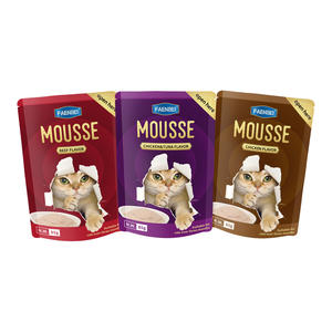 Petop Mousse <span class=keywords><strong>pour</strong></span> <span class=keywords><strong>chat</strong></span>, Milkshake, Aliment sec en sachets, Friandises crémeuses, <span class=keywords><strong>pour</strong></span> chatons et chats adultes, Collations hydratantes et nutritives, Formule poulet et thon - Product Image 2