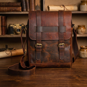 Sac à main pochette élégant en cuir véritable pour femme BS INTERNATIONAL avec fermeture éclair, broderie, logo personnalisé, soie, pierre, léopard - Product Image 2