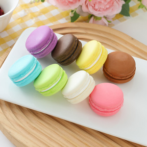 Wholesale Artificial PU Stress Release Slow Rising Custom Macaron Cake <b>Squishy</b> Stress Ball Anxiety Relief Toy - Product Image 1