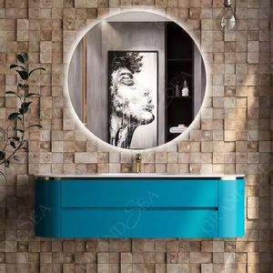 European Hotel Apartment Modern Minimalist Bathroom <strong>Vanity</strong> Sink <strong>Cabine</strong> With Countertop Basin - Product Image 4