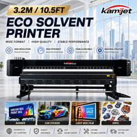 Printer Eco Solvent Format Besar 3.2m Langsung dari Pabrik XP600 I1600 I3200 Printhead Printer Inkjet Digital untuk Spanduk Poster