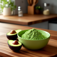 Poudre d'avocat naturelle pure 100% de haute qualité pour la cuisson et les suppléments de santé