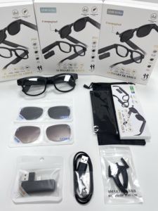 Nouvelles Lunettes Intelligentes AIMB-G1 MAX 2026 avec Caméra Vidéo 1080P, Fonction Appel Téléphonique et Chargement Magnétique - Product Image 1