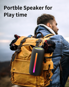 EE. UU./<span class=keywords><strong>CA</strong></span> Stock envío rápido F26 inalámbrico para altavoz Bluetooth V5.3 luces RGB 10W sonido IPX5 impermeable verdadero par inalámbrico - Product Image 6