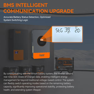 Onduleur solaire flexible en parallèle PowMr à haute efficacité, génération 6,2 kW, 11 kW, monophasé 230 V, triphasé 400 V - Product Image 3