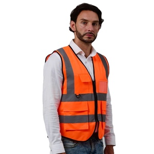 Ropa para Trabajadores de Saneamiento, para Construcción de Carreteras, Chaleco de Seguridad Reflectante de Alta Visibilidad para Motocicleta, Ropa de Trabajo Segura - Product Image 6