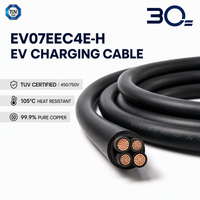 Câble de charge pour VE certifié TUV 450/750V, flexible en TPE, résistant à la chaleur 105°C, avec fil de cuivre nu pour station de recharge EVSE