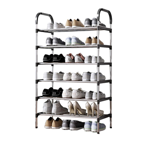 Hot Sale Metal Shoe Storage Shelf Shoe Organizer Free Standing Shoe <b>Racks</b> 18 Pairs Easy to Assemble Miscellaneous <b>Rack</b> - Product Image 1