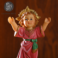 5 pouces catholique l'enfant divin Statue résine enfant divin Sculpture décoration l'enfant divin sur Base Figurine cadeau religieux