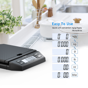 Báscula Digital para Envíos y Correo Veidt, Todo en Uno, 66 lb x 0.1 oz, con Función de Retención y Tara, SF-806, Alta Precisión - Product Image 5