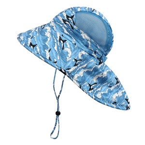 Sombrero de Pescador Personalizado de Dibujos Animados para Bebés y Niños Pequeños, con Correa Ajustable para la Barbilla, Ala Ancha, Logotipo Personalizado, 100% Algodón Twill - Product Image 1