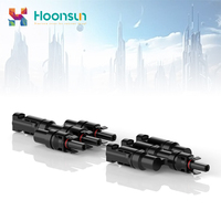 Conectores de Panel Solar de Aleación de Latón de 120 V CC 63 A, Impermeables IP68 UL94-HB/UL94-VO, Conector Hembra