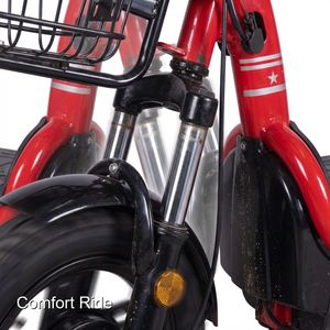 Vélo électrique pour femmes adultes, cadre bas, moteur 500W, batterie 48V 14Ah, selle confortable et garde-boue pour les courses - Product Image 4