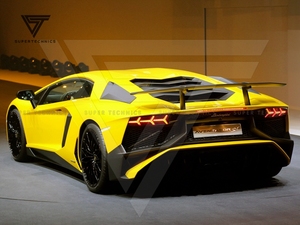 Ala posteriore dello Spoiler posteriore della fibra del carbonio di LP750-4 SV per il supporto LP720 LP700 - Product Image 4