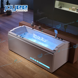 JOYEE-bañera de hidromasaje LED de lujo para dos personas, Panel de piedra de mármol europeo moderno, cascada, bañera de hidromasaje, novedad de <span class=keywords><strong>2022</strong></span> - Product Image 4